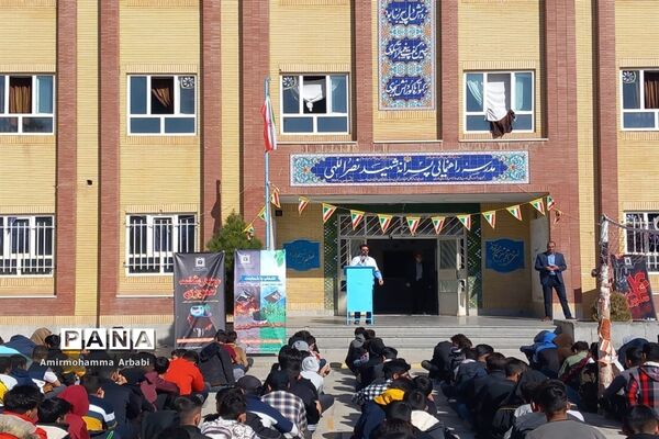مانور آتش‌نشانی و اورژانس در مدارس تربت جام