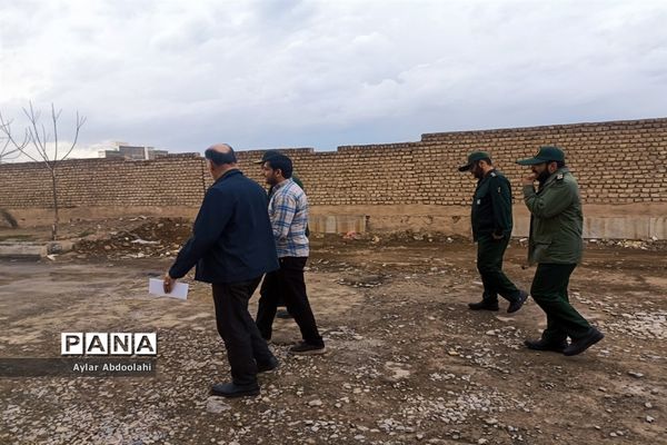 بازدید معاون عملیات سازمان بسیج کشور از حوضه درحال ساخت بسیج،  شهرستان قرچک
