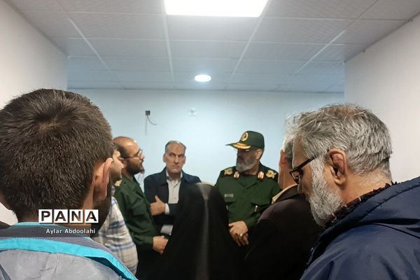 بازدید معاون عملیات سازمان بسیج کشور از حوضه درحال ساخت بسیج،  شهرستان قرچک