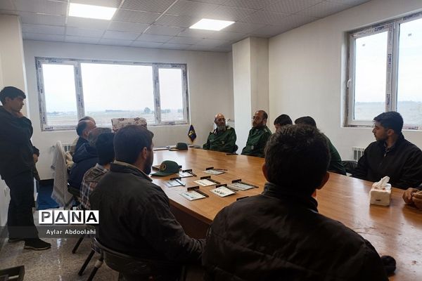 بازدید معاون عملیات سازمان بسیج کشور از حوضه درحال ساخت بسیج،  شهرستان قرچک