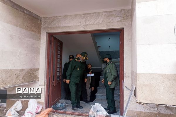 بازدید معاون عملیات سازمان بسیج کشور از حوضه درحال ساخت بسیج،  شهرستان قرچک