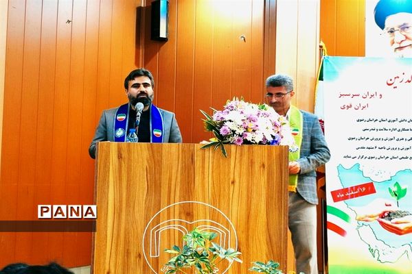 مراسم استانی روز درختکاری در ناحیه ۶ مشهد