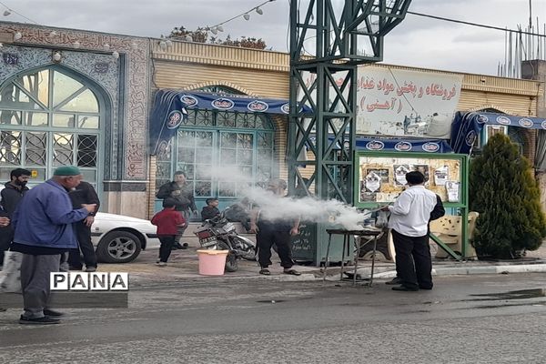 جشن نیمه شعبان در مسجد قائم روستای آبباریک بخش جوادآباد
