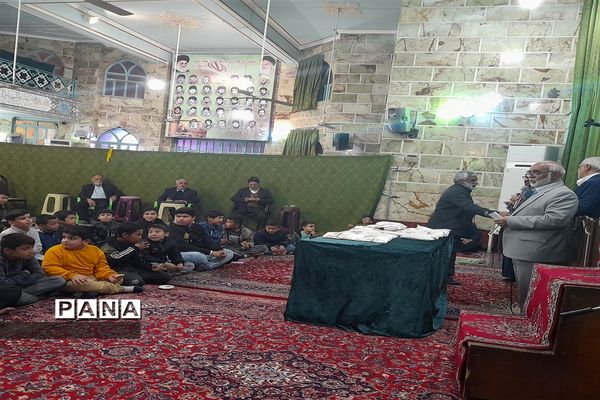 جشن نیمه شعبان در مسجد قائم روستای آبباریک بخش جوادآباد
