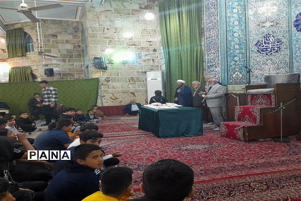 جشن نیمه شعبان در مسجد قائم روستای آبباریک بخش جوادآباد