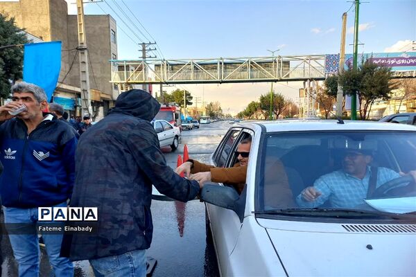 برپایی موکب سربازان حضرت ولیعصر(عج) در ملارد