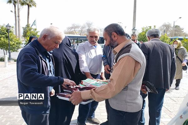 برپایی موکب مدرسه شاهد۱۶ امام خامنه‌ای به‌مناسبت ولادت حضرت صاحب الزمان (عج)