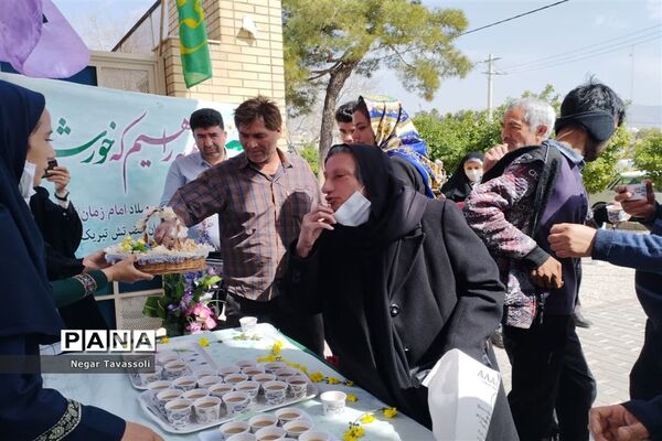 برپایی موکب مدرسه شاهد۱۶ امام خامنه‌ای به‌مناسبت ولادت حضرت صاحب الزمان (عج)