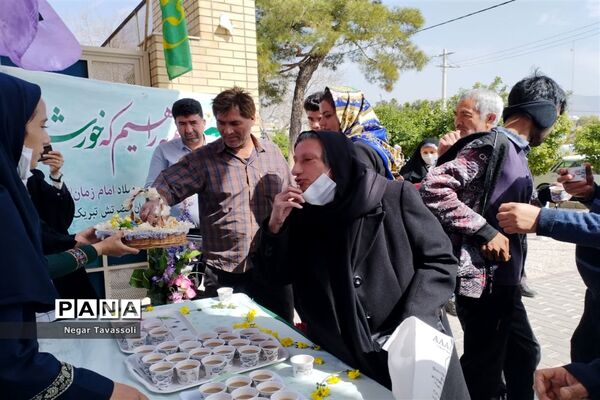 برپایی موکب مدرسه شاهد۱۶ امام خامنه‌ای به‌مناسبت ولادت حضرت صاحب الزمان (عج)