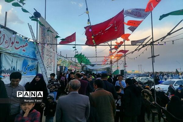 خدمت‌رسانی موکب‌های نیمه شعبان در بلوار پیامبر اعظم قم