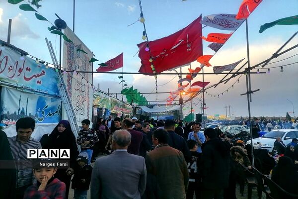خدمت‌رسانی موکب‌های نیمه شعبان در بلوار پیامبر اعظم قم