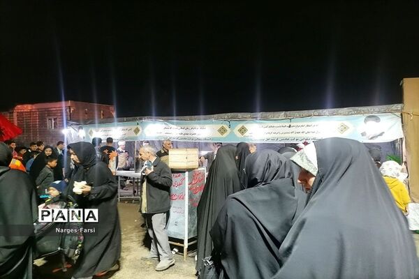 خدمت‌رسانی موکب‌های نیمه شعبان در بلوار پیامبر اعظم قم