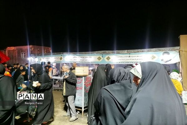خدمت‌رسانی موکب‌های نیمه شعبان در بلوار پیامبر اعظم قم