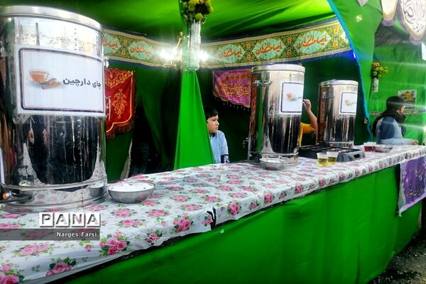 خدمت‌رسانی موکب‌های نیمه شعبان در بلوار پیامبر اعظم قم