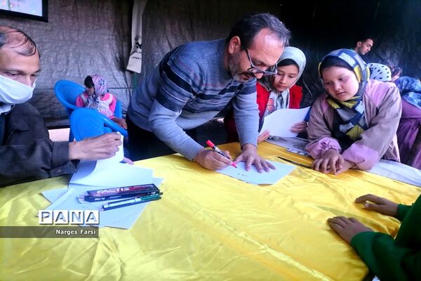 خدمت‌رسانی موکب‌های نیمه شعبان در بلوار پیامبر اعظم قم