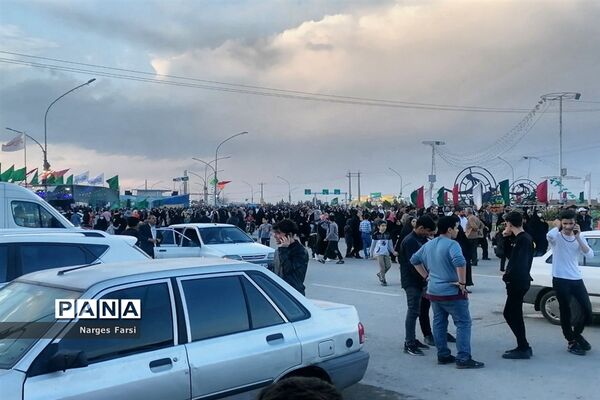 خدمت‌رسانی موکب‌های نیمه شعبان در بلوار پیامبر اعظم قم