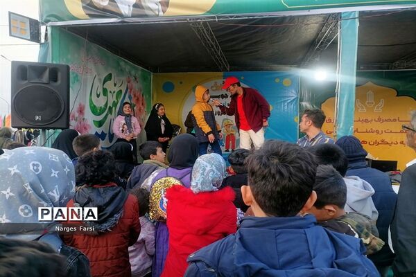 خدمت‌رسانی موکب‌های نیمه شعبان در بلوار پیامبر اعظم قم