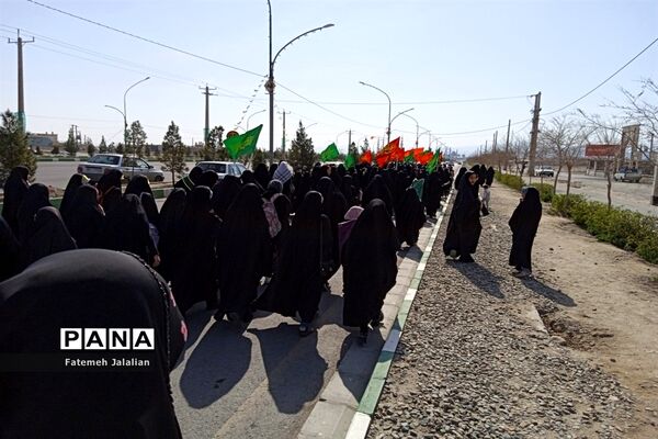 شادپیمایی دختران فاطمی قم به مقصد مسجد مقدس جمکران