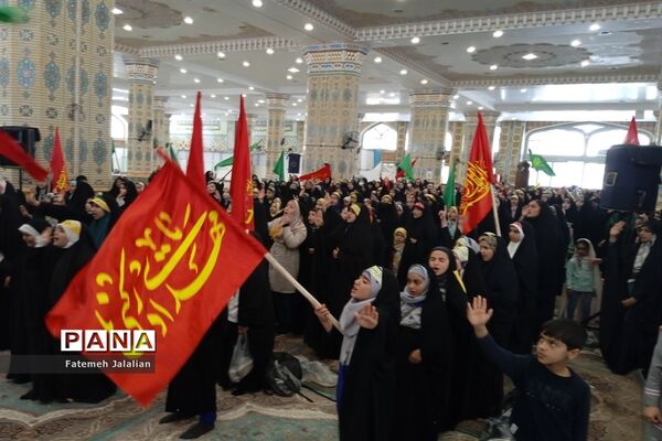 شادپیمایی دختران فاطمی قم به مقصد مسجد مقدس جمکران