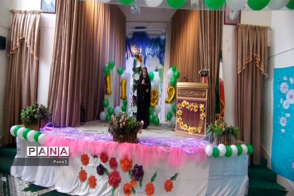 برپایی جشن عید نیمه شعبان در دبستان دخترانه نورایمان منطقه ۳