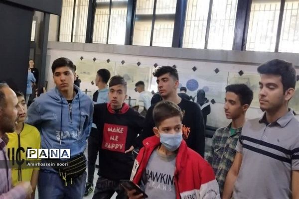 اردوی تفریحی دانش‌آموزان مدرسه شهدای بانک مسکن در مشهد مقدس