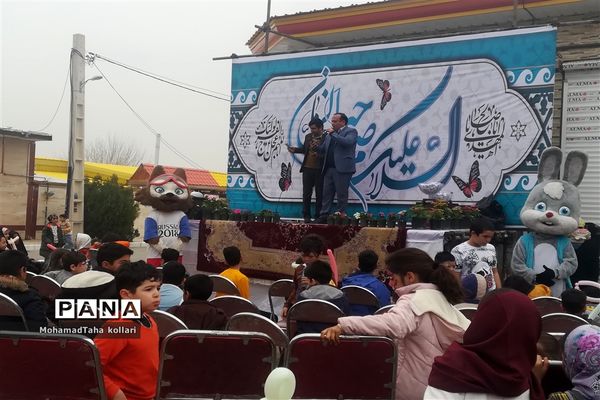 برگزاری جشن میلاد امام زمان (عج) در شهر جوادآباد