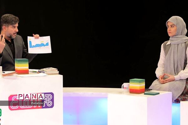 دانش آموز خبرنگاران پانا شهرستان‌های تهران در برنامه تلویزیونی هم ارتفاع