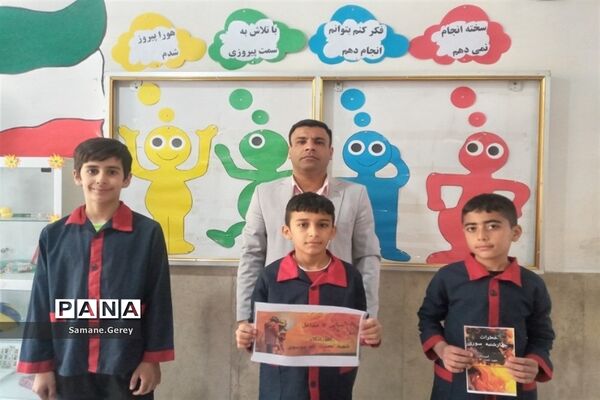 آموزش‌های ایمنی‌‌ به دانش‌آموزان پاکدشتی پیش از چهارشنبه‌سوری