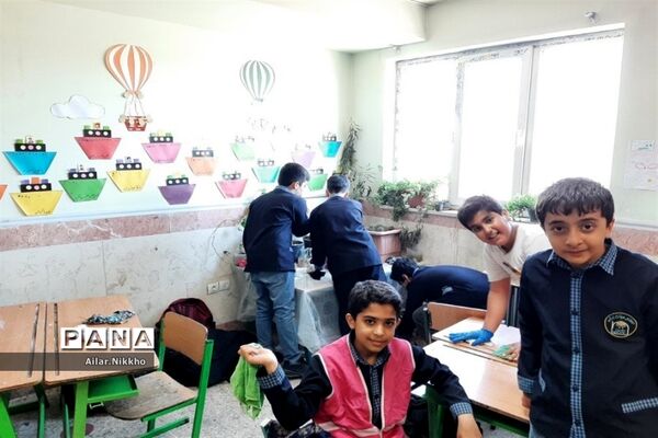 کلاس تکانی پیش از سال نو در پاکدشت
