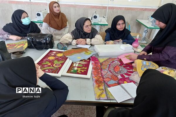 برگزاری کارگاه کچه‌دوزی در جوادآباد