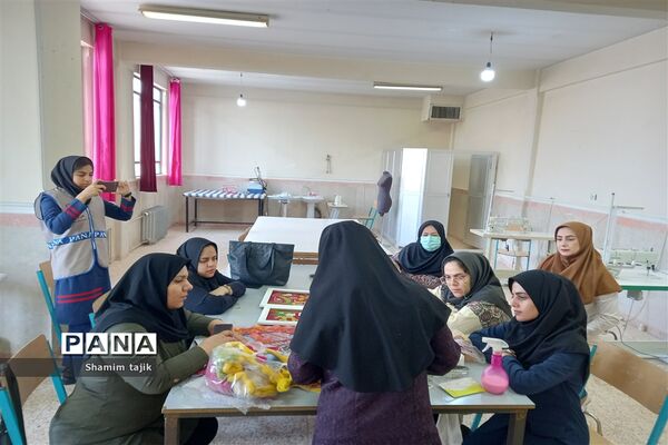 برگزاری کارگاه کچه‌دوزی در جوادآباد