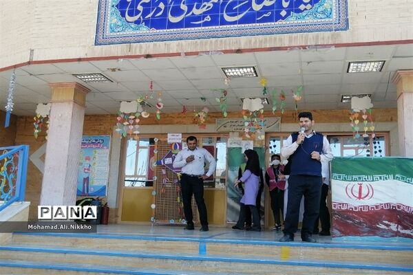 حضور آتش‌نشانان پاکدشتی در آستانه چهارشنبه سوری در مدارس