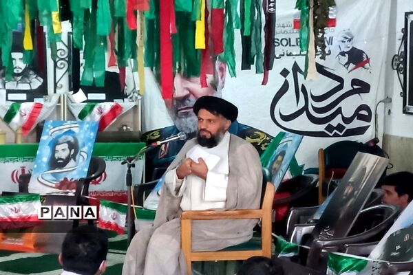 مراسم یادواره شهدا در دبیرستان شاهدآیت‌الله خامنه‌ای آموزش و پرورش ناحیه 2 شهرری