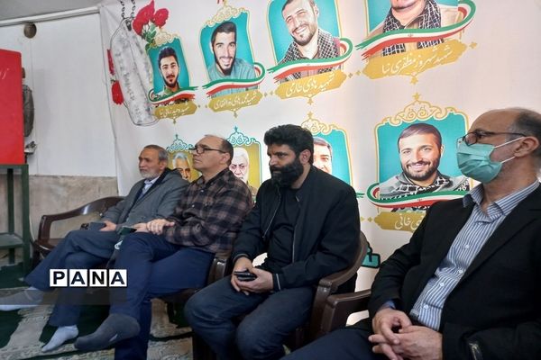 مراسم یادواره شهدا در دبیرستان شاهدآیت‌الله خامنه‌ای آموزش و پرورش ناحیه 2 شهرری