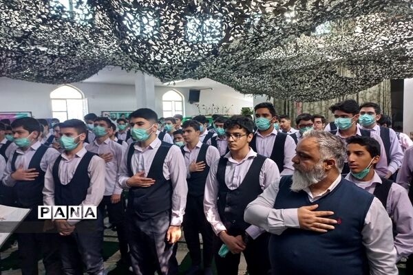 مراسم یادواره شهدا در دبیرستان شاهدآیت‌الله خامنه‌ای آموزش و پرورش ناحیه 2 شهرری