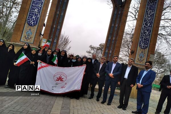 آیین غبار روبی  یادمان شهدای گمنام بوستان پلیس همزمان با گرامیداشت روز شهدا
