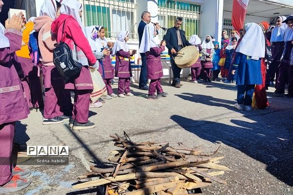 جشن نوروز و چهارشنبه سوری در دبستان حضرت زهرا (س)‌یک رودهن
