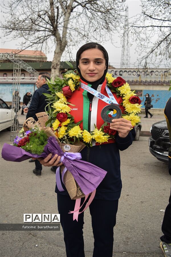 استقبال از ورزشکاران مدال‌آور مازندرانی