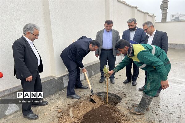 مراسم درختکاری در گلستان