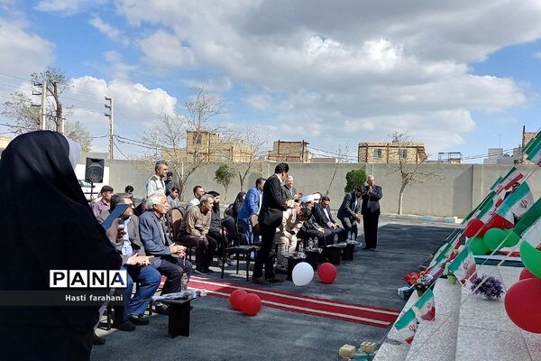 افتتاحیه مدرسه خیرساز امام خمینی(ره) در روستای صالح‌آباد شهرستان قرچک