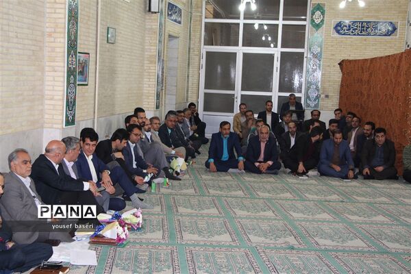 تکریم و معارفه معاونان آموزش ابتدایی، متوسطه و سوادآموزی اداره کل آموزش و پرورش استان یزد