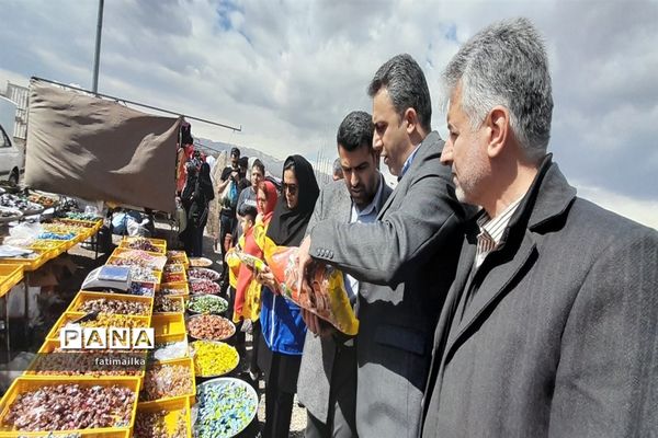 بازدید مسئولان شهرستان فیروزکوه از بازار عید
