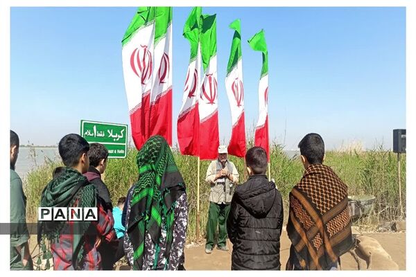 دانش‌آموزان کهریزک، قدم قدم در مسیر شهدای شهر نور