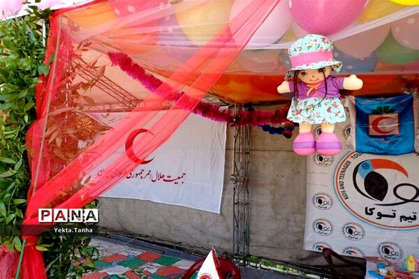 افتتاحیه پست راهنمایی مسافران نوروزی در پاکدشت