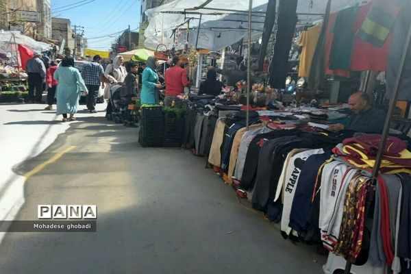 حال و هوای مردم در بازار صالحیه در روزهای پایانی اسفند
