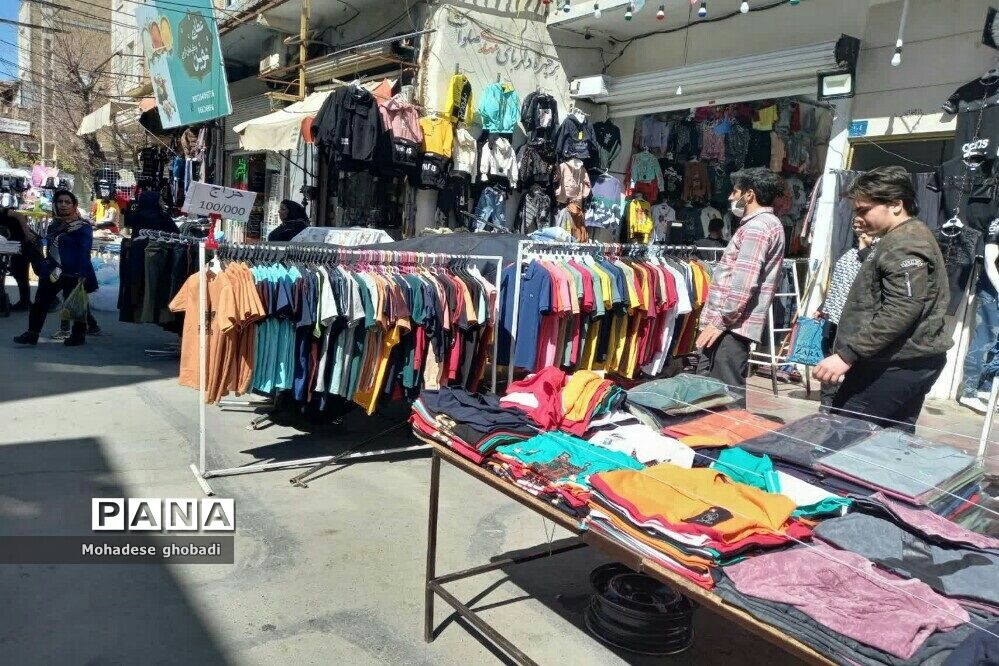 حال و هوای مردم در بازار صالحیه در روزهای پایانی اسفند