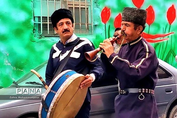 کاروان شادپیمایی و استقبال از نوروز در شهرستان بهارستان