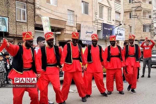 کاروان شادپیمایی و استقبال از نوروز در شهرستان بهارستان