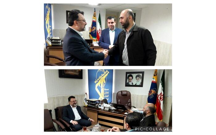 دیدار مدیر آموزش و پرورش ناحیه دو با فرمانده سپاه ساری