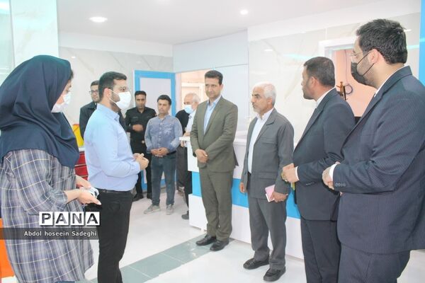 بازدید مدیرکل آموزش و پرورش استان بوشهر از درمانگاه شهدای فرهنگیان بوشهر
